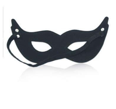 Maska skórzana BDSM Maschera mistery black